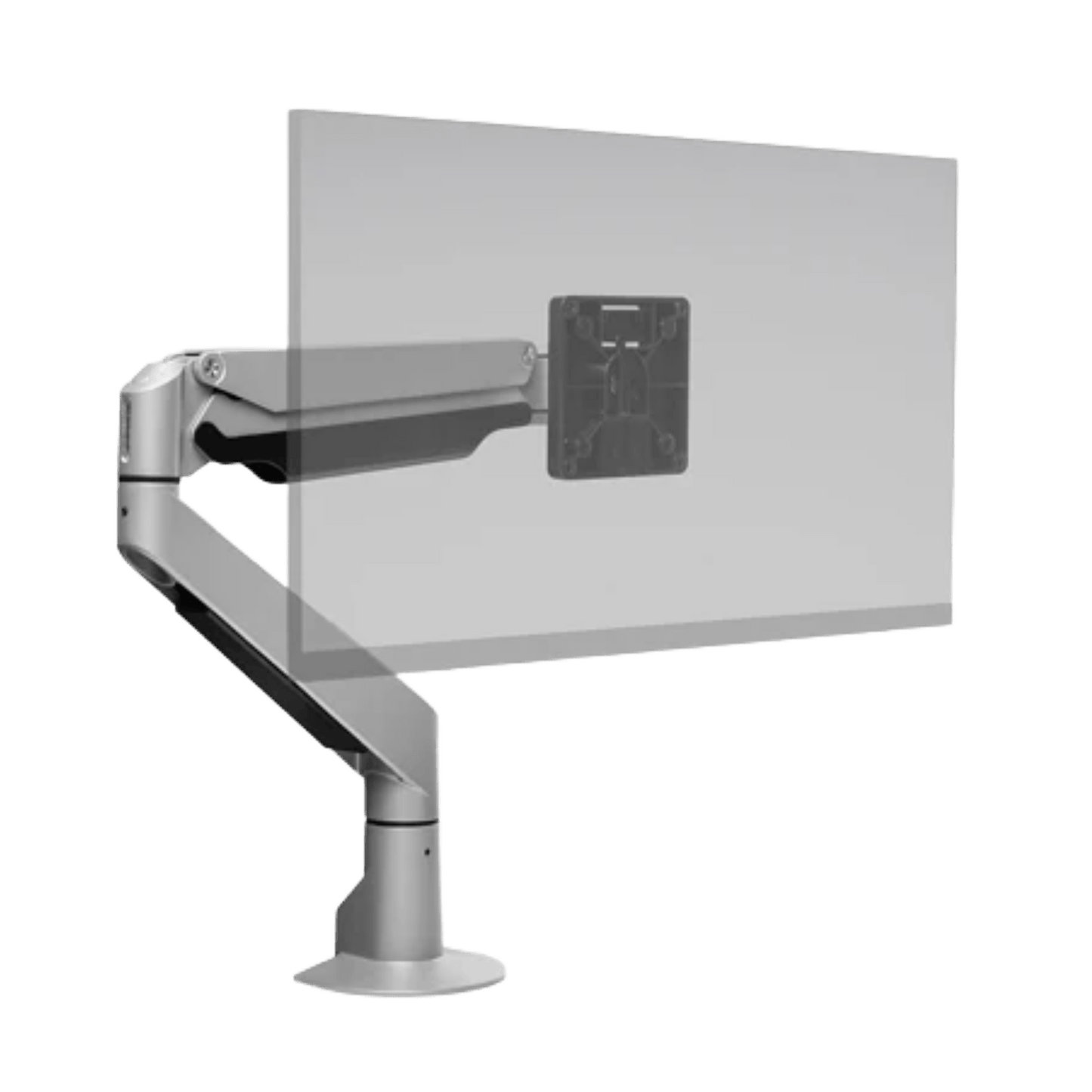HAT E2 Single Monitor Arm Silver