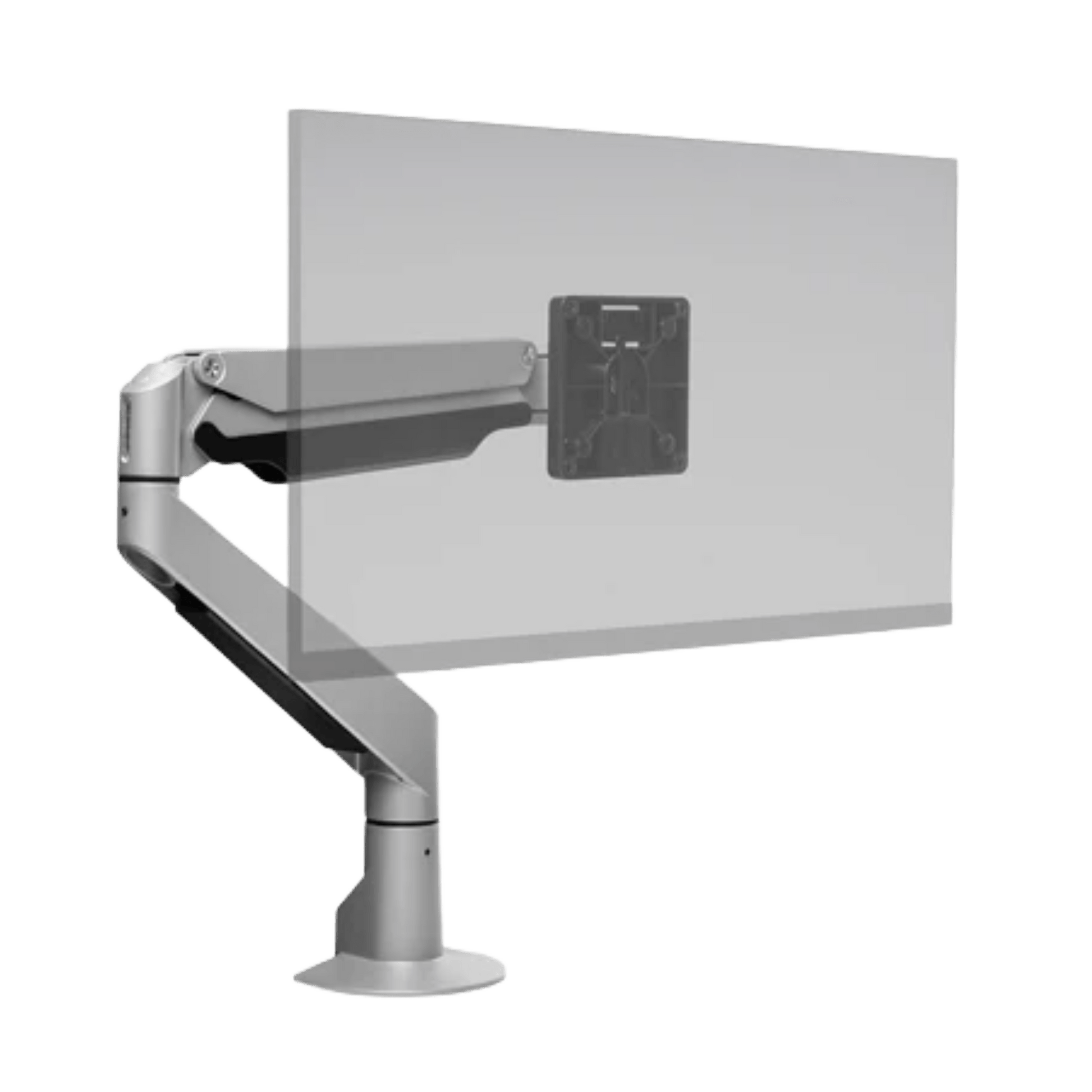 HAT E2 Single Monitor Arm Silver