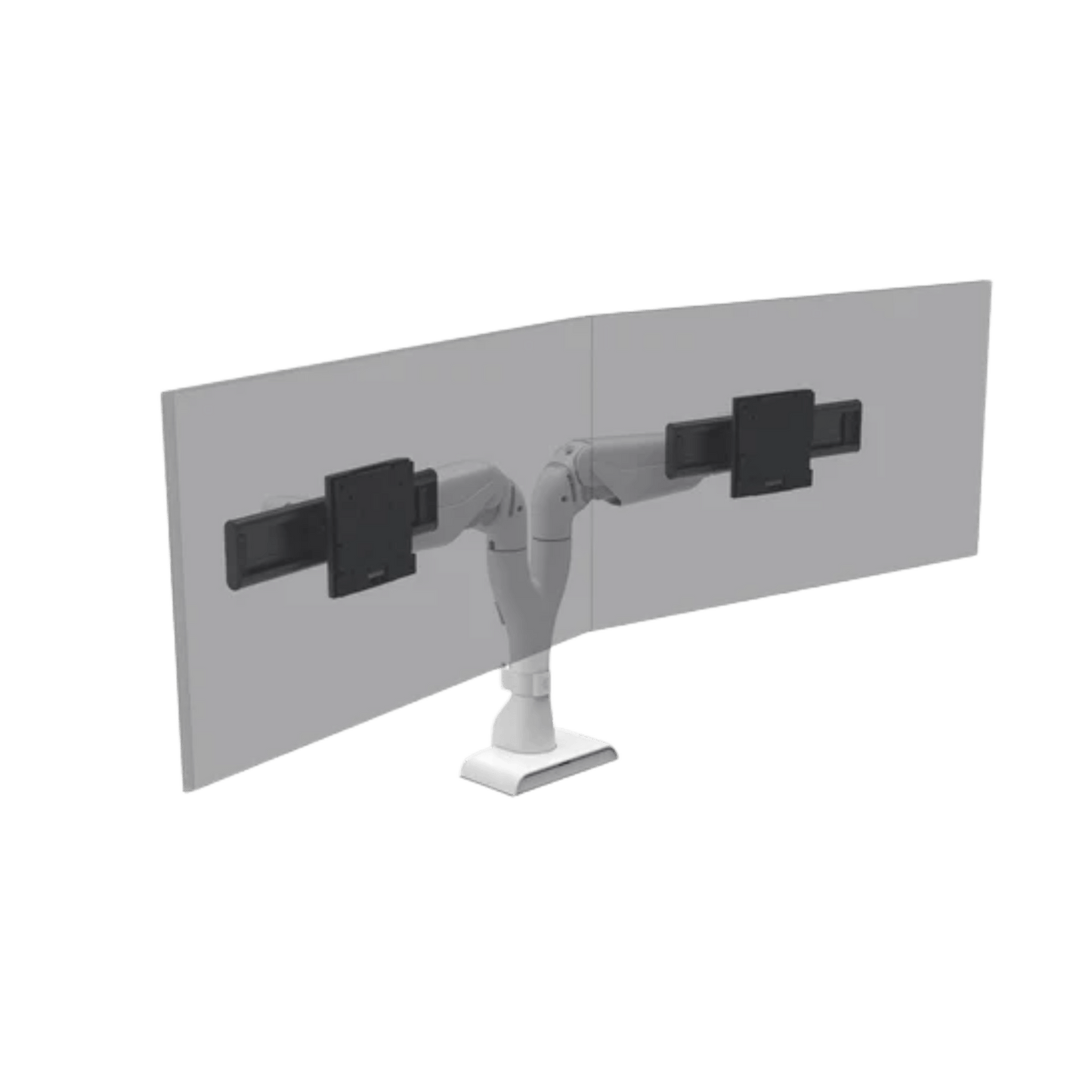 HAT E5 Dual Dynamic Monitor Arm White