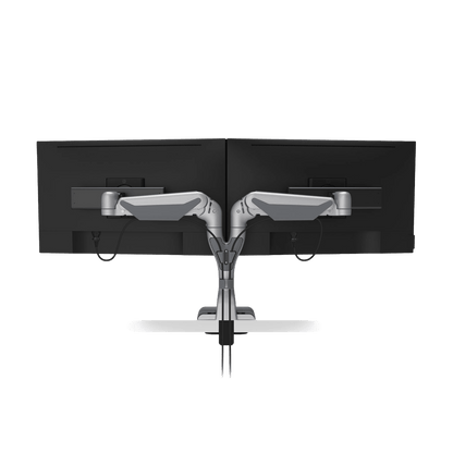 HAT E5 Dual Dynamic Monitor Arm White