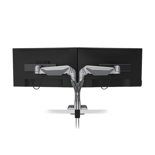 HAT E5 Dual Dynamic Monitor Arm White
