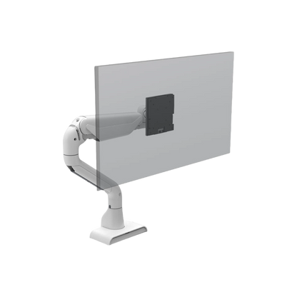 HAT E5 Single Static Pole Monitor Arm White