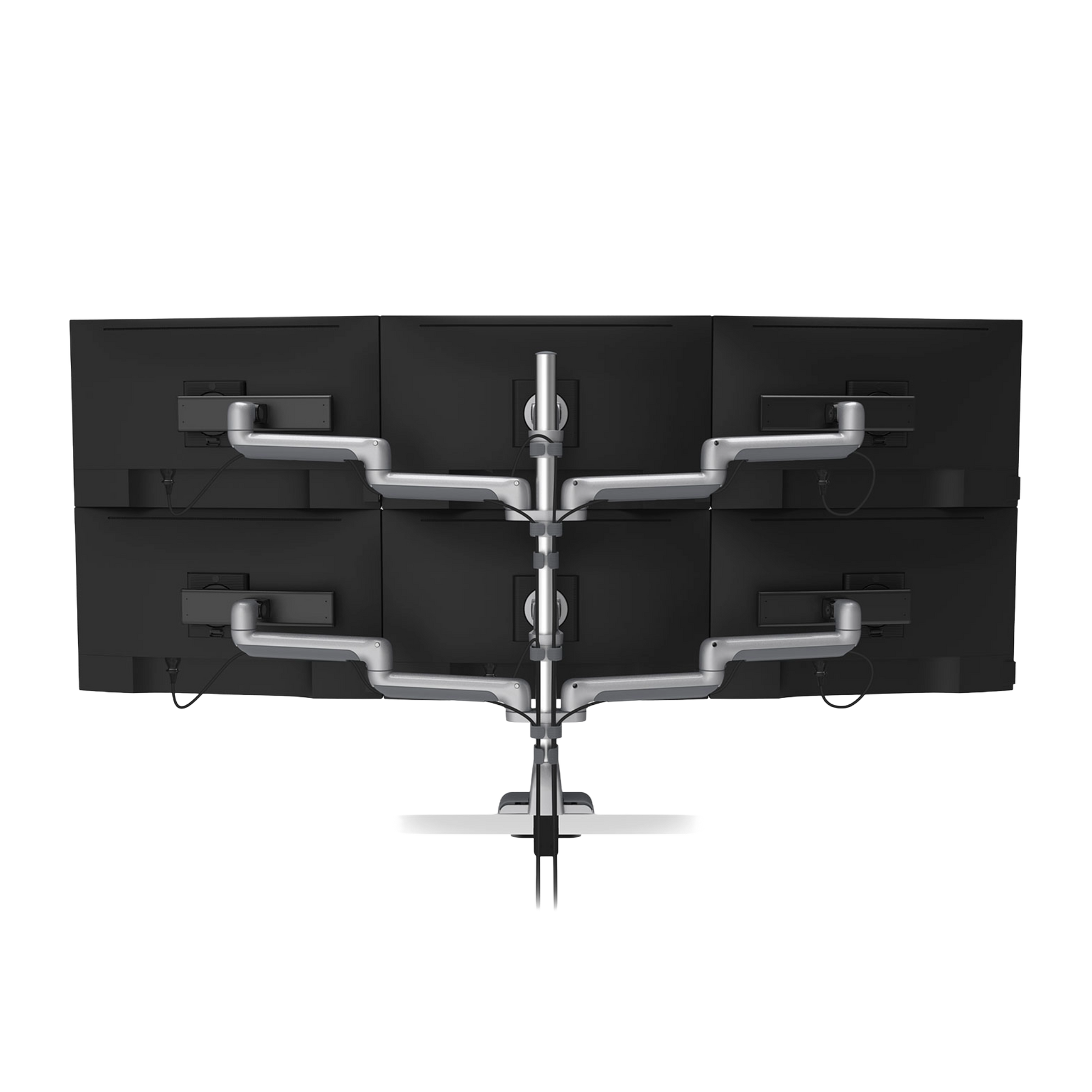 HAT E5 Three over Three Static Pole Monitor Arm