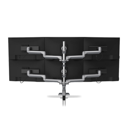 HAT E5 Three over Three Static Pole Monitor Arm