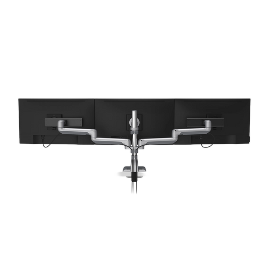 HAT E5 Triple Static Pole Monitor Arm White