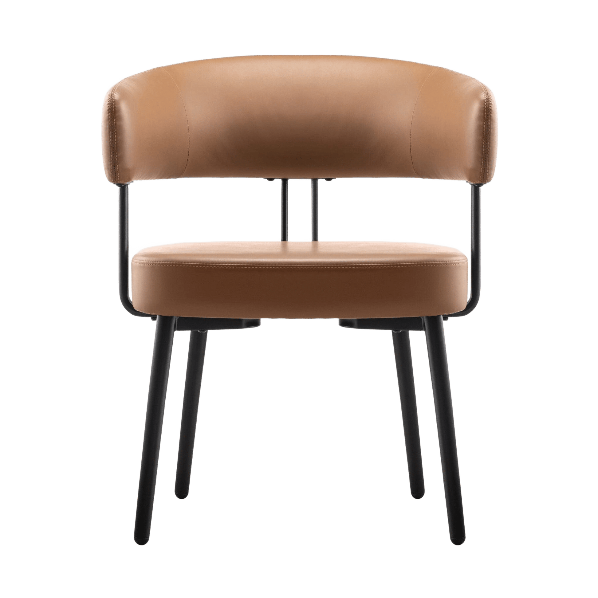 Hera Visitor Chair Amber PU - Office Furniture Company