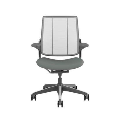 Humanscale Diffrient Smart Office Chair in Light Grey - Office Furniture Company 