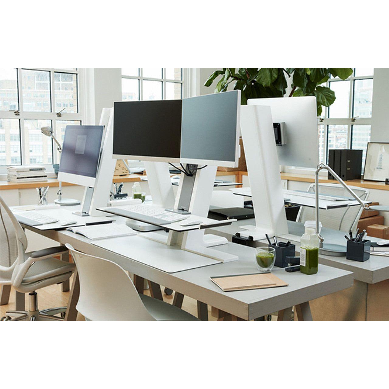 Humanscale Quickstand Eco Portable Workstation Dual Monitor - Office Furniture Company 