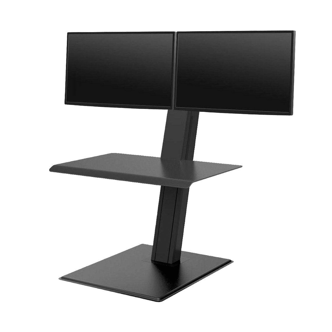 Humanscale Quickstand Eco Portable Workstation Dual Monitor Black - Office Furniture Company