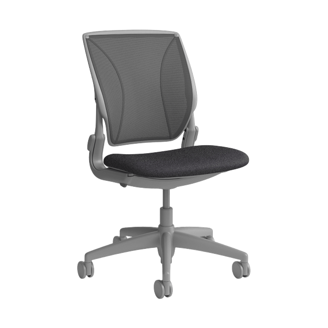 Humanscale World Ergonomic Chair with Mesh Back in Grey No Arms