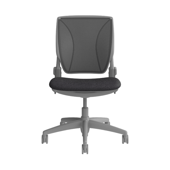 Humanscale World Ergonomic Chair with Mesh Back in Grey No Arms