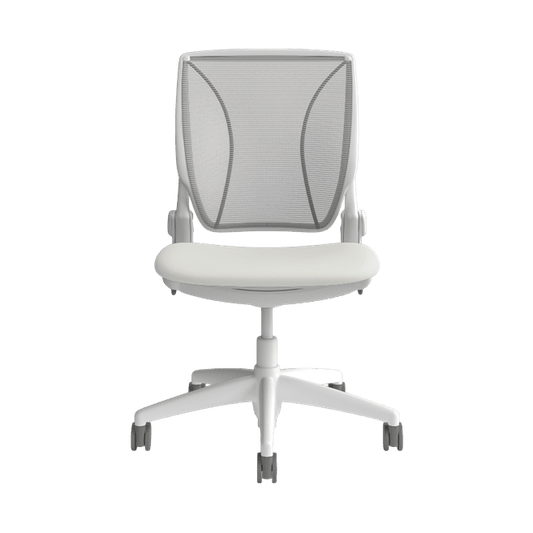 Humanscale World Ergonomic Chair with Mesh Back in White No Arms