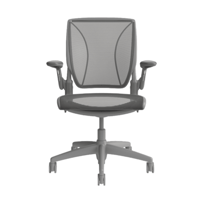 Humanscale World Full Mesh Office Chair in Grey Adjustable