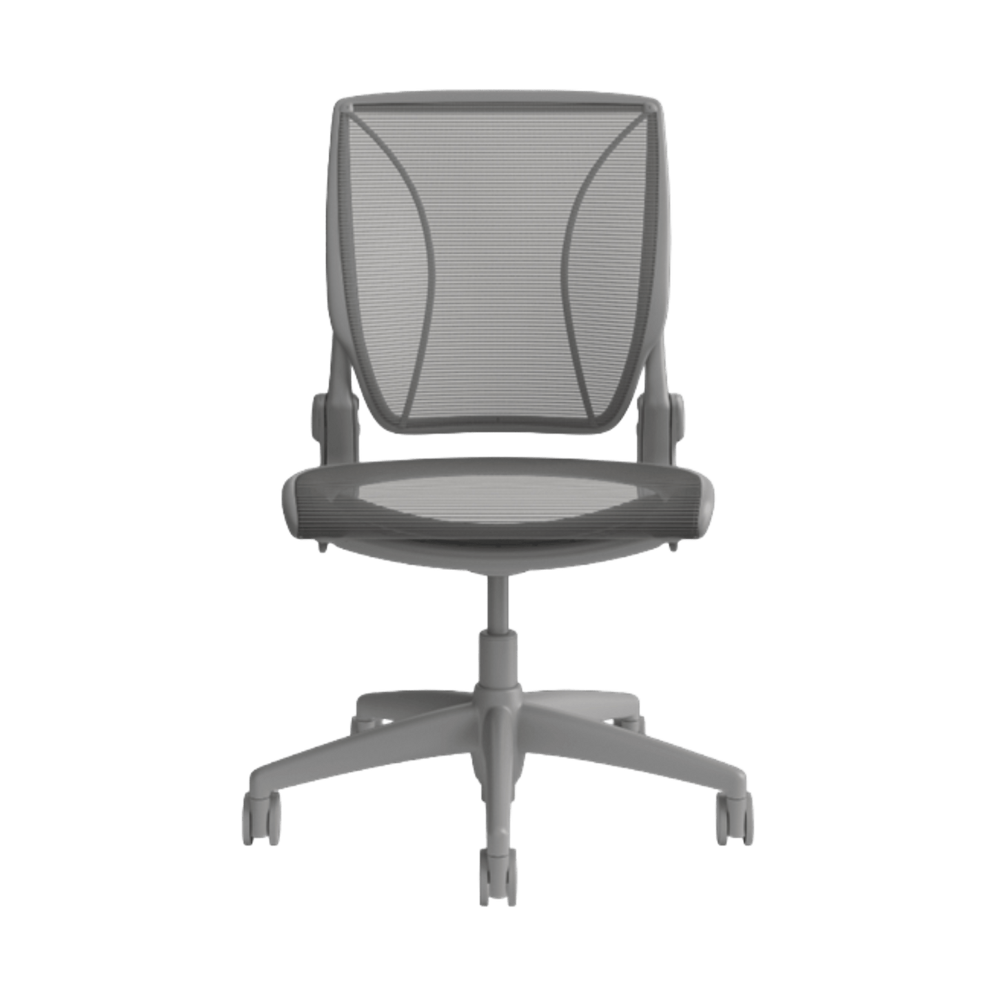 Humanscale World Full Mesh Office Chair in Grey None