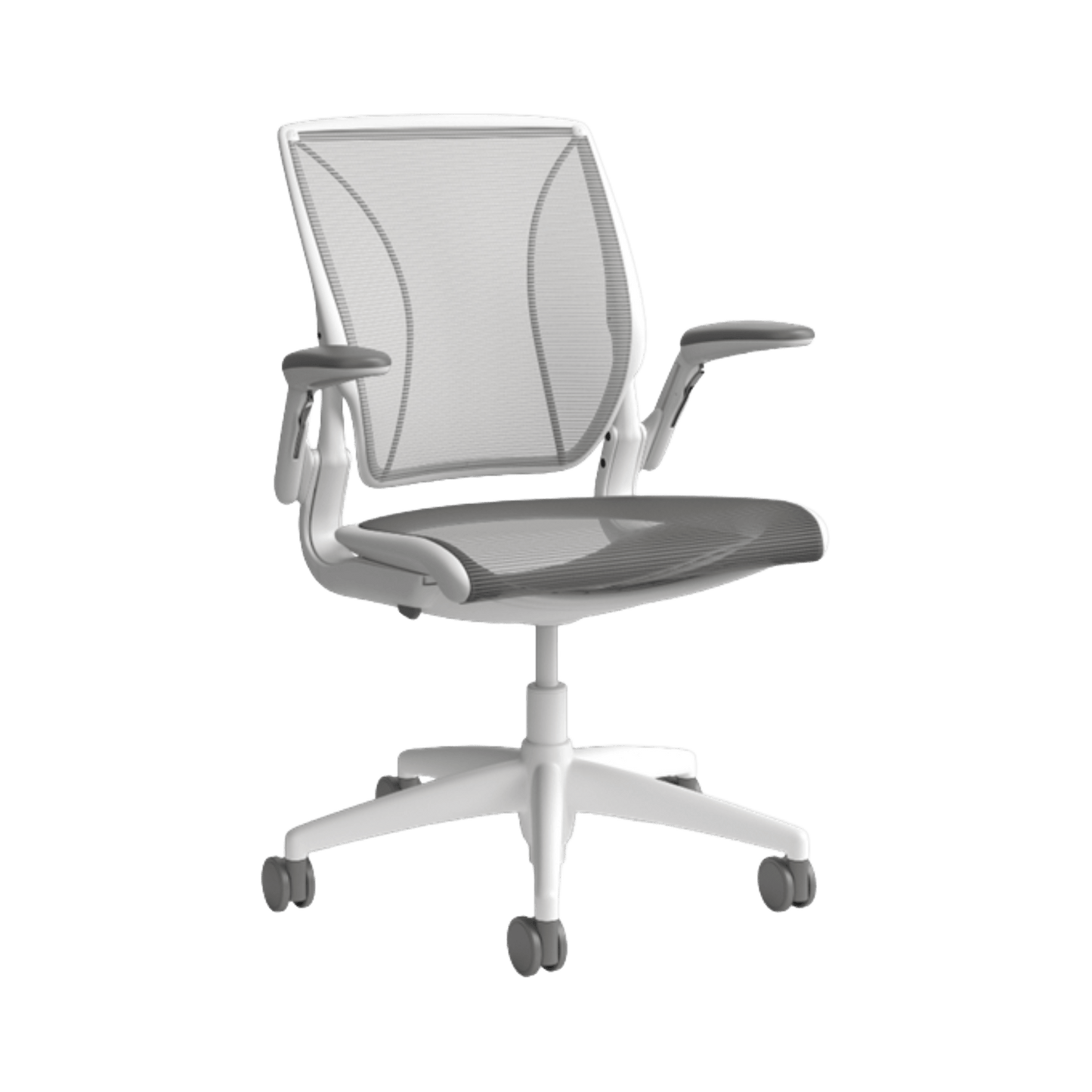 Humanscale World Full Mesh Office Chair in White Adjustable
