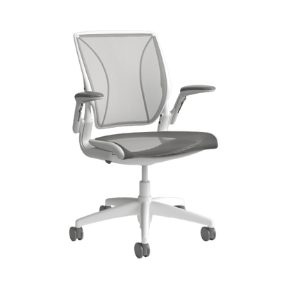 Humanscale World Full Mesh Office Chair in White Adjustable