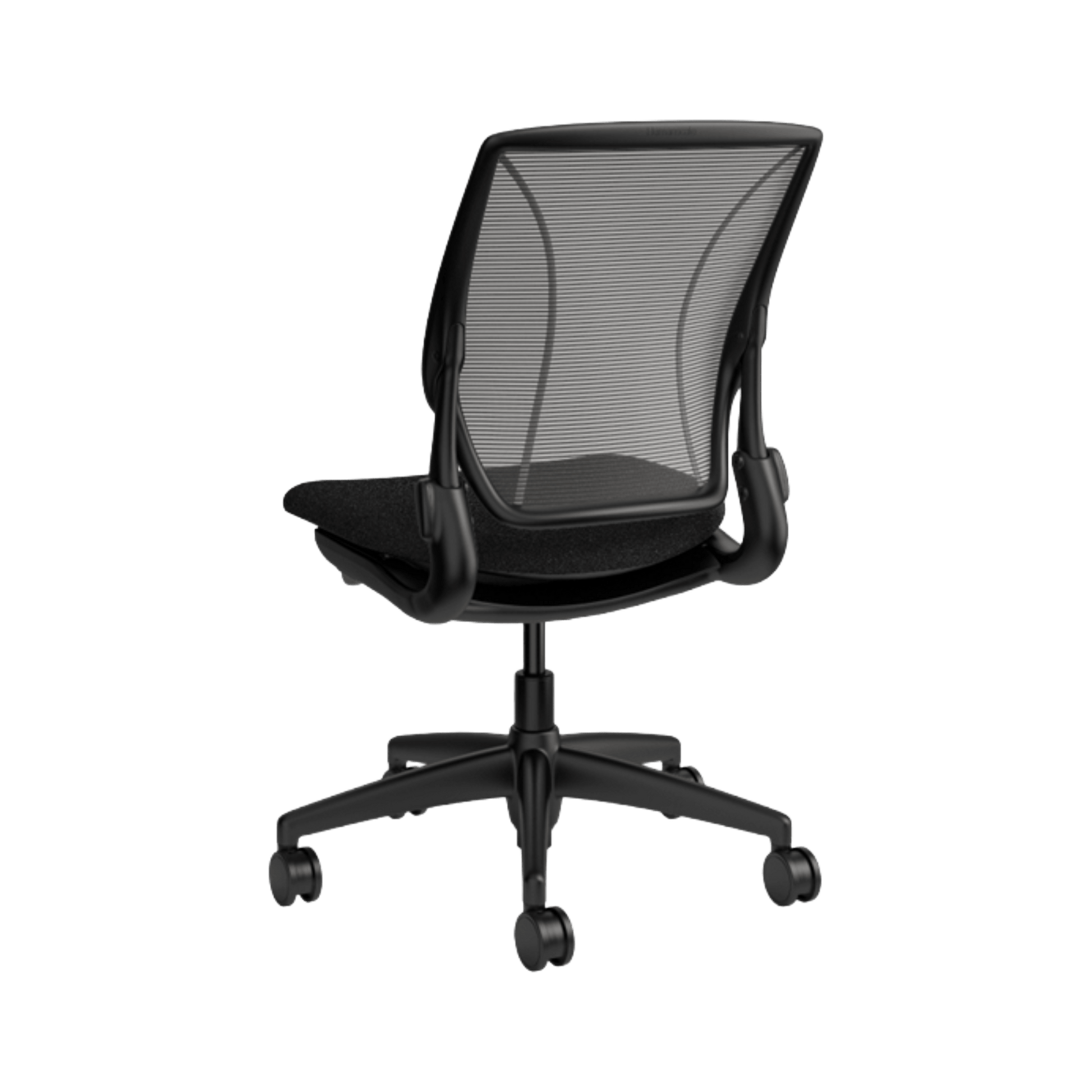 Humanscale World Mesh Back Fabric Seat Office Chair in Black None