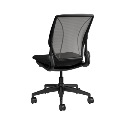 Humanscale World Mesh Back Fabric Seat Office Chair in Black None