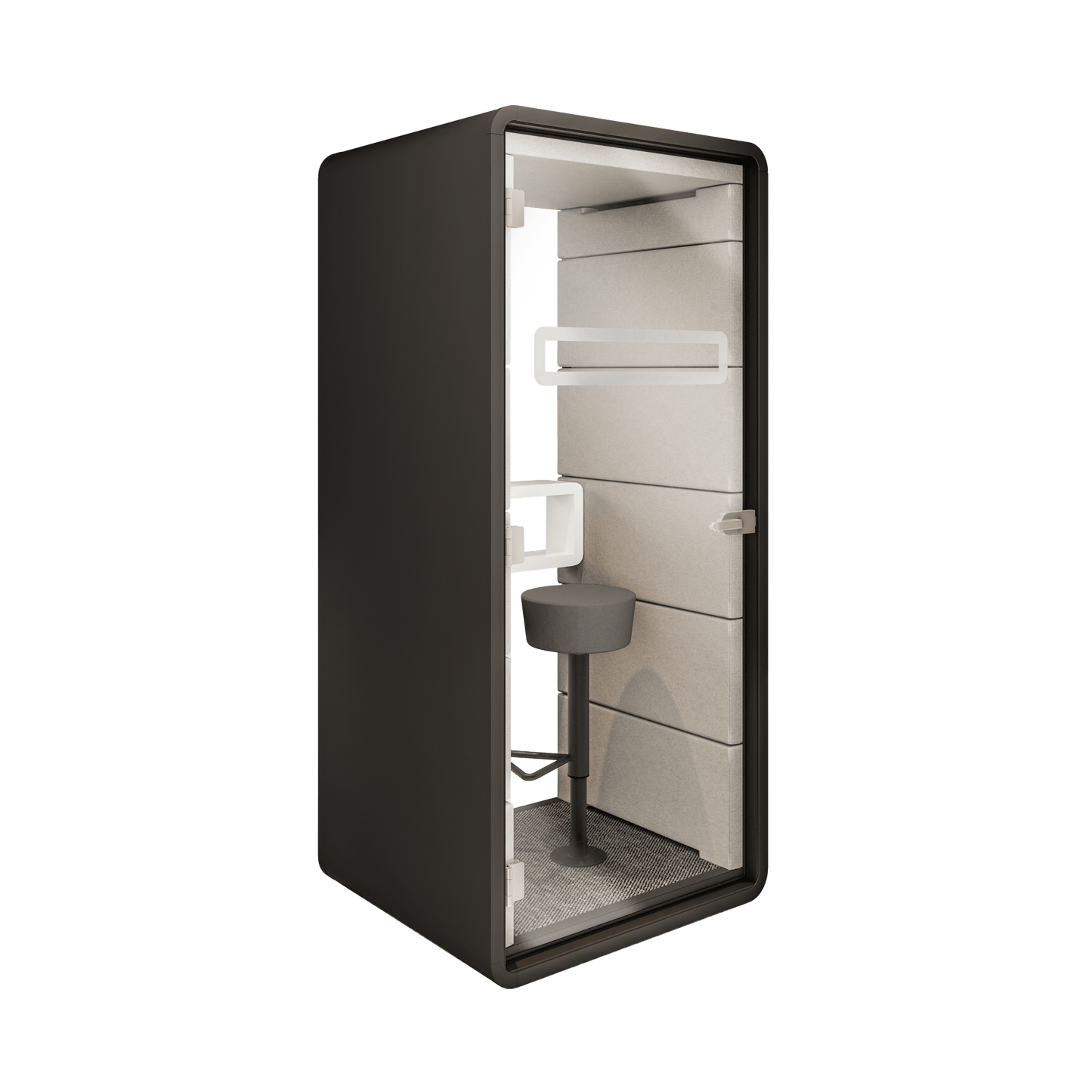 Hush Acoustic Phone Booth Grey (AGC) Grey (TPC)