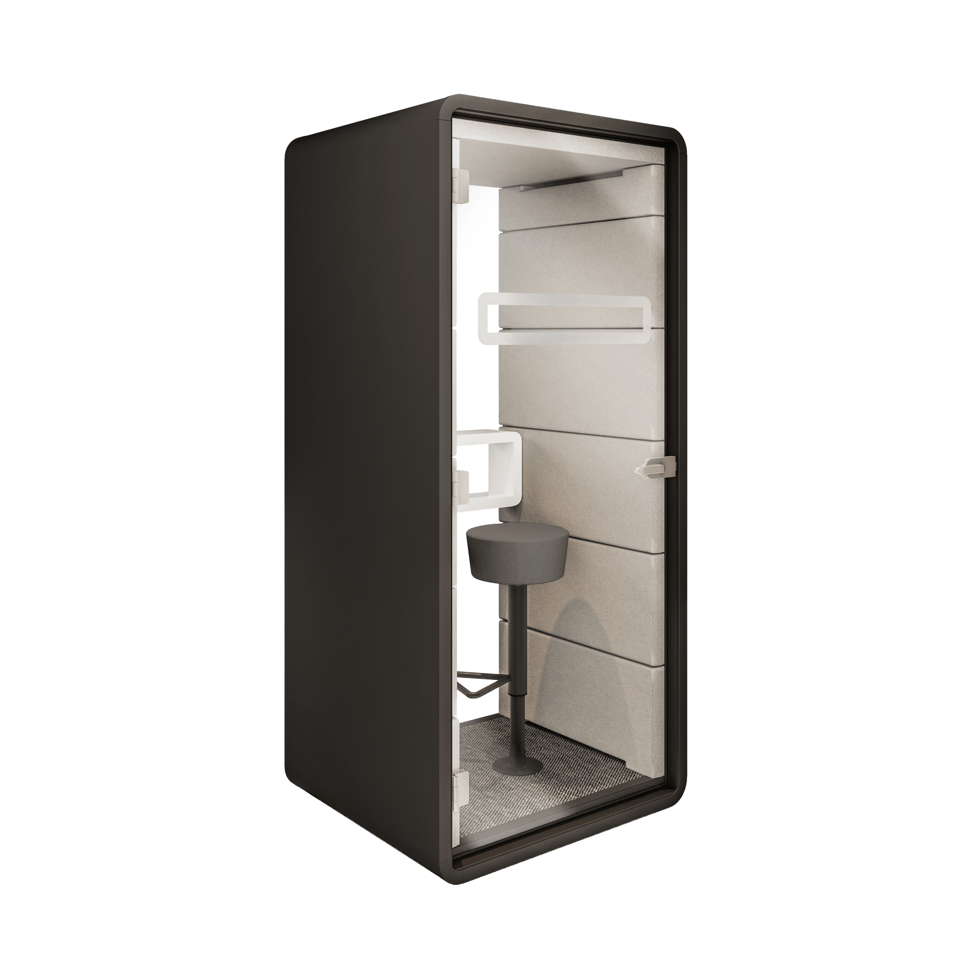 Hush Acoustic Phone Booth Grey (AGC) Grey (TPC)