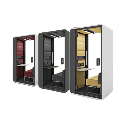 Hush Free Hybrid Work Pod - 1 Person Grey (AGC) Grey (60167)