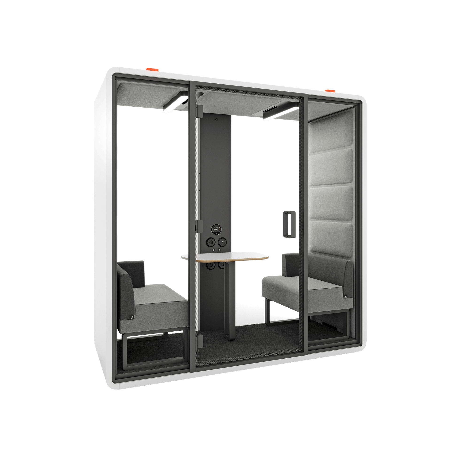 Hush Free Meet - 1 - 2 Persons Pod White (ABB) Grey (60167)
