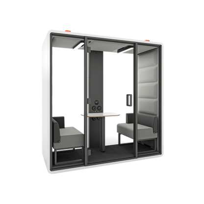 Hush Free Meet - 1 - 2 Persons Pod White (ABB) Grey (60167)