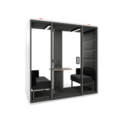 Hush Free Meet - 1 - 2 Persons Pod White (ABB) Grey (60167)