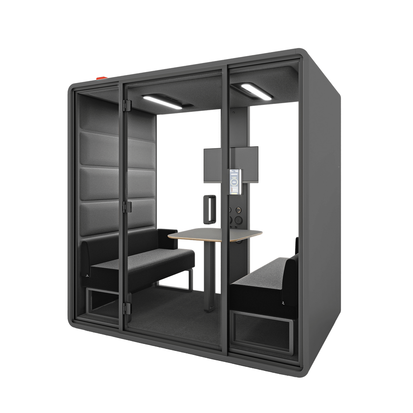 Hush Free Meet - 1 - 4 Persons Pod White (ABB) Grey (60167)