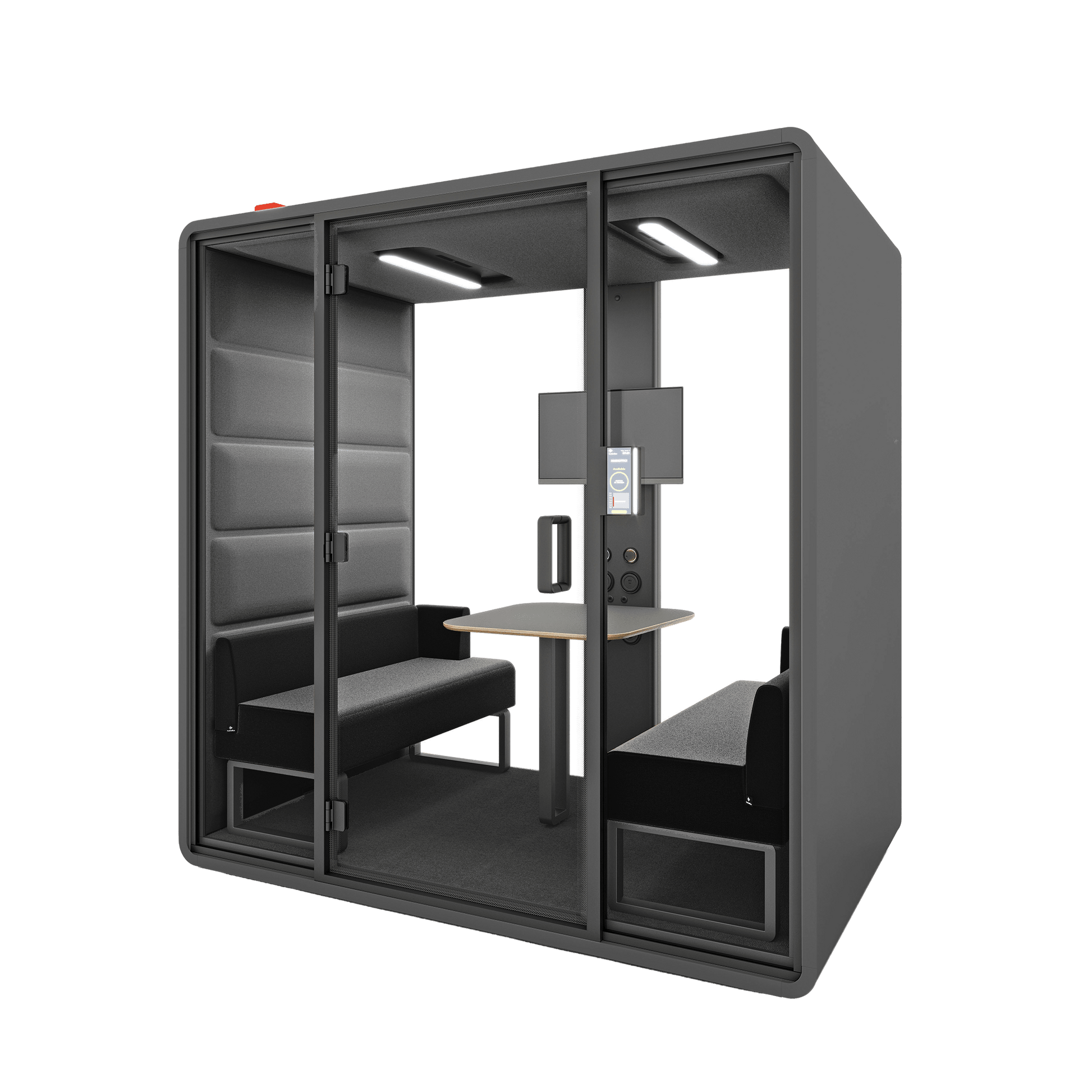 Hush Free Meet - 1 - 4 Persons Pod White (ABB) Grey (60167)