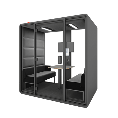 Hush Free Meet - 1 - 4 Persons Pod White (ABB) Grey (60167)