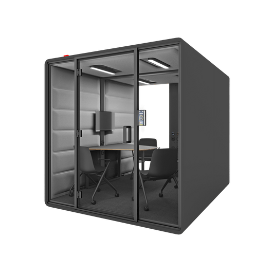 Hush Free Meet - 1 - 6 Persons Pod Grey (AGC) Grey (60140)