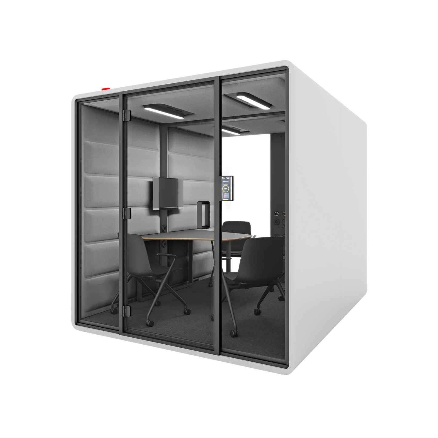 Hush Free Meet - 1 - 6 Persons Pod White (ABB) Grey (60140)