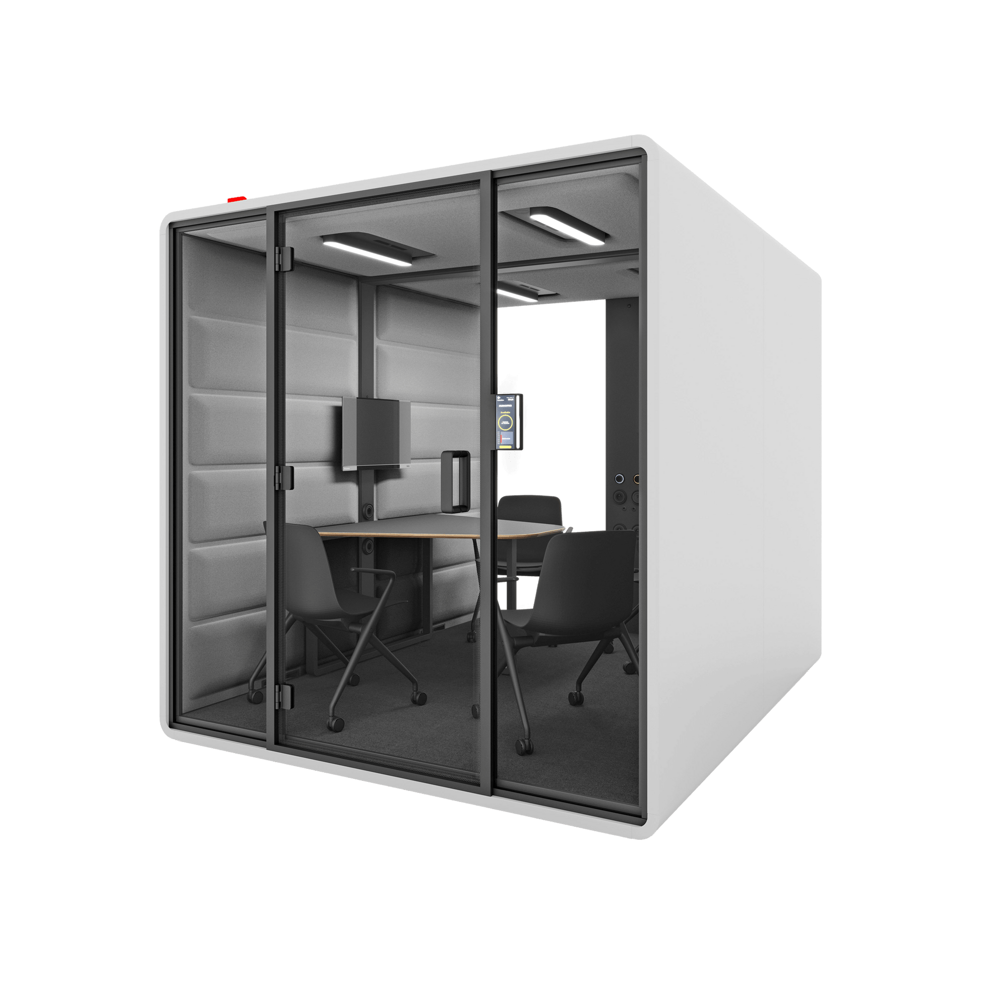 Hush Free Meet - 1 - 6 Persons Pod White (ABB) Grey (60140)