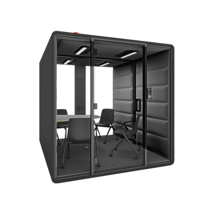 Hush Free Meet - 1 - 6 Persons Pod White (ABB) Grey (60140)