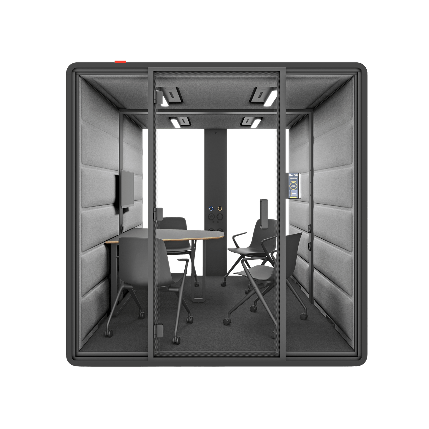 Hush Free Meet - 1 - 6 Persons Pod White (ABB) Grey (60167)