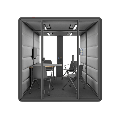 Hush Free Meet - 1 - 6 Persons Pod White (ABB) Grey (60167)