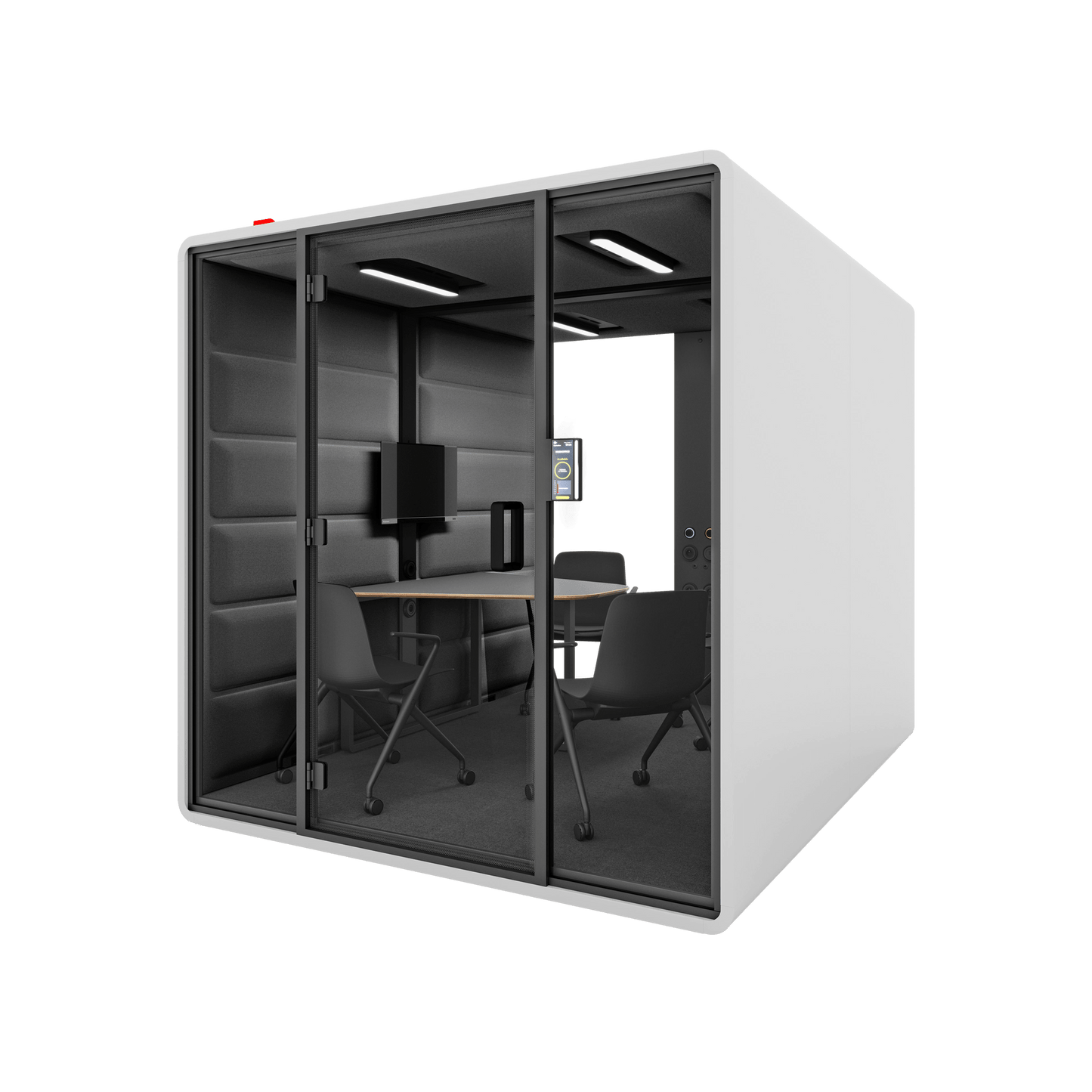 Hush Free Meet - 1 - 6 Persons Pod White (ABB) Grey (60167)