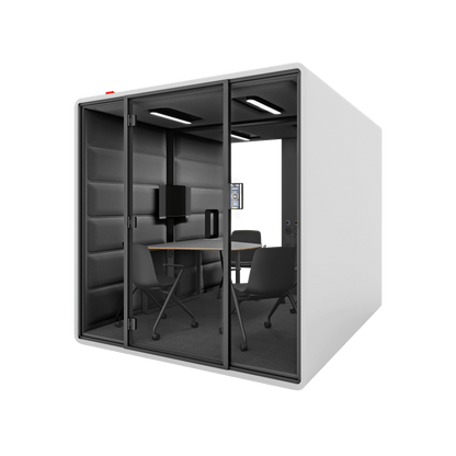 Hush Free Meet - 1 - 6 Persons Pod White (ABB) Grey (60167)