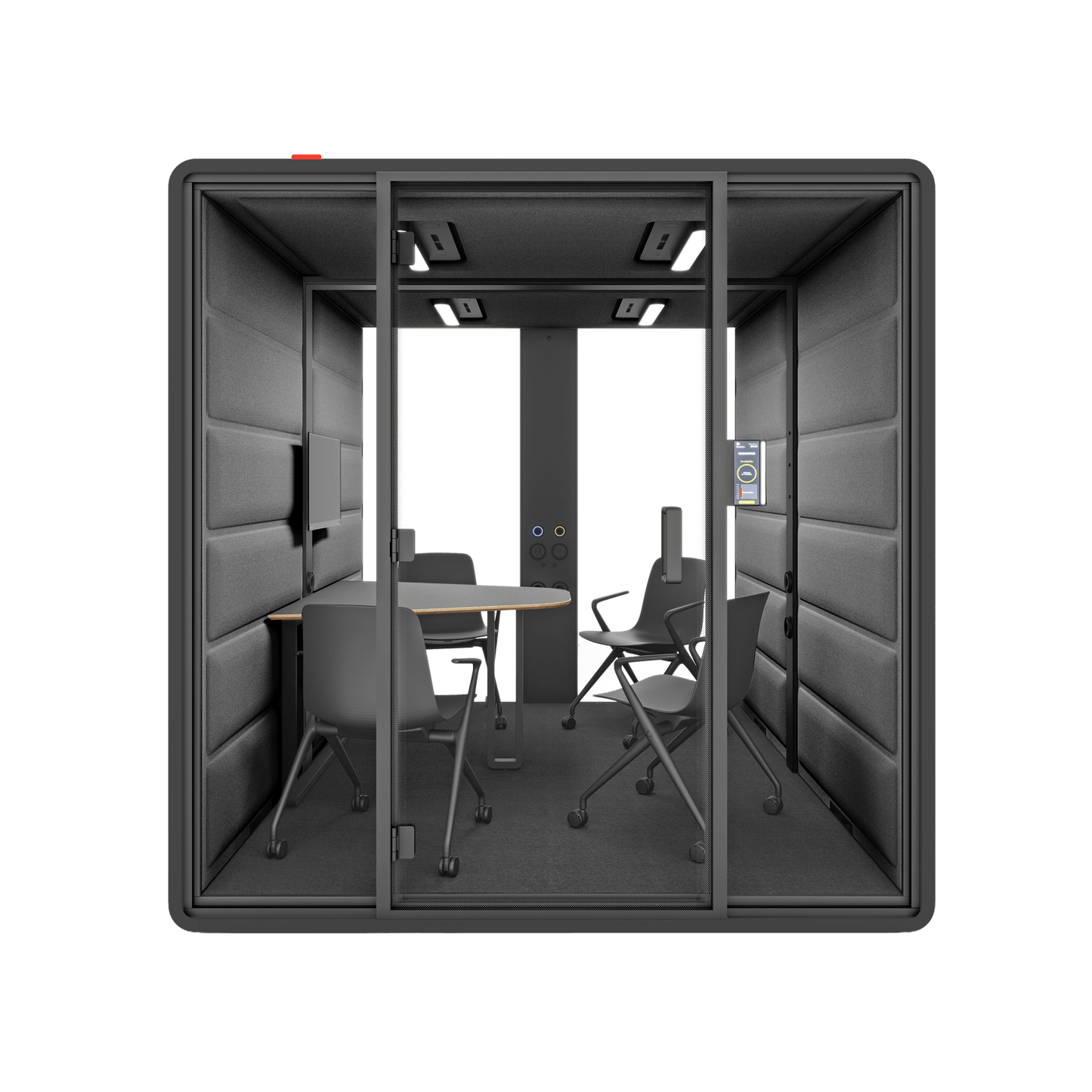 Hush Free Meet - 1 - 6 Persons Pod White (ABB) Grey (60167)