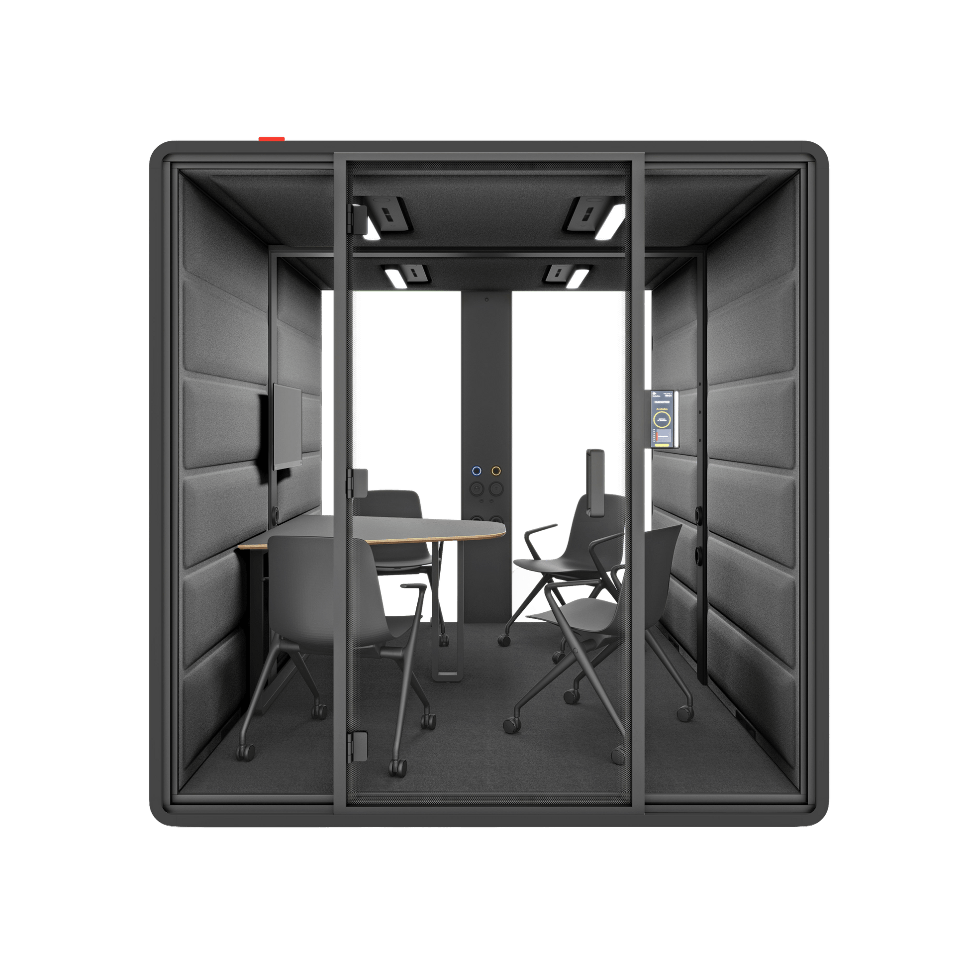 Hush Free Meet - 1 - 6 Persons Pod White (ABB) Grey (60167)