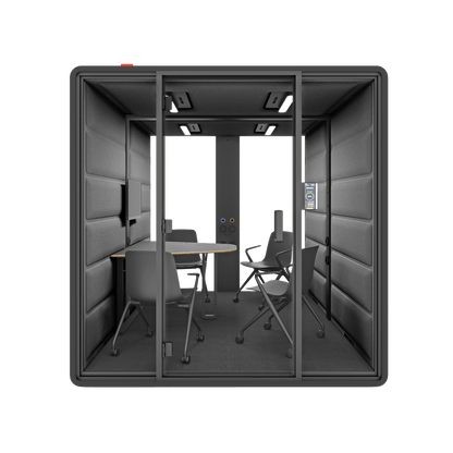 Hush Free Meet - 1 - 6 Persons Pod White (ABB) Grey (60167)