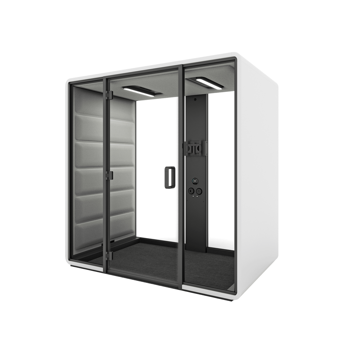 Hush Free Meet Access - 1 - 4 Persons Pod White (ABB) Grey (60140)