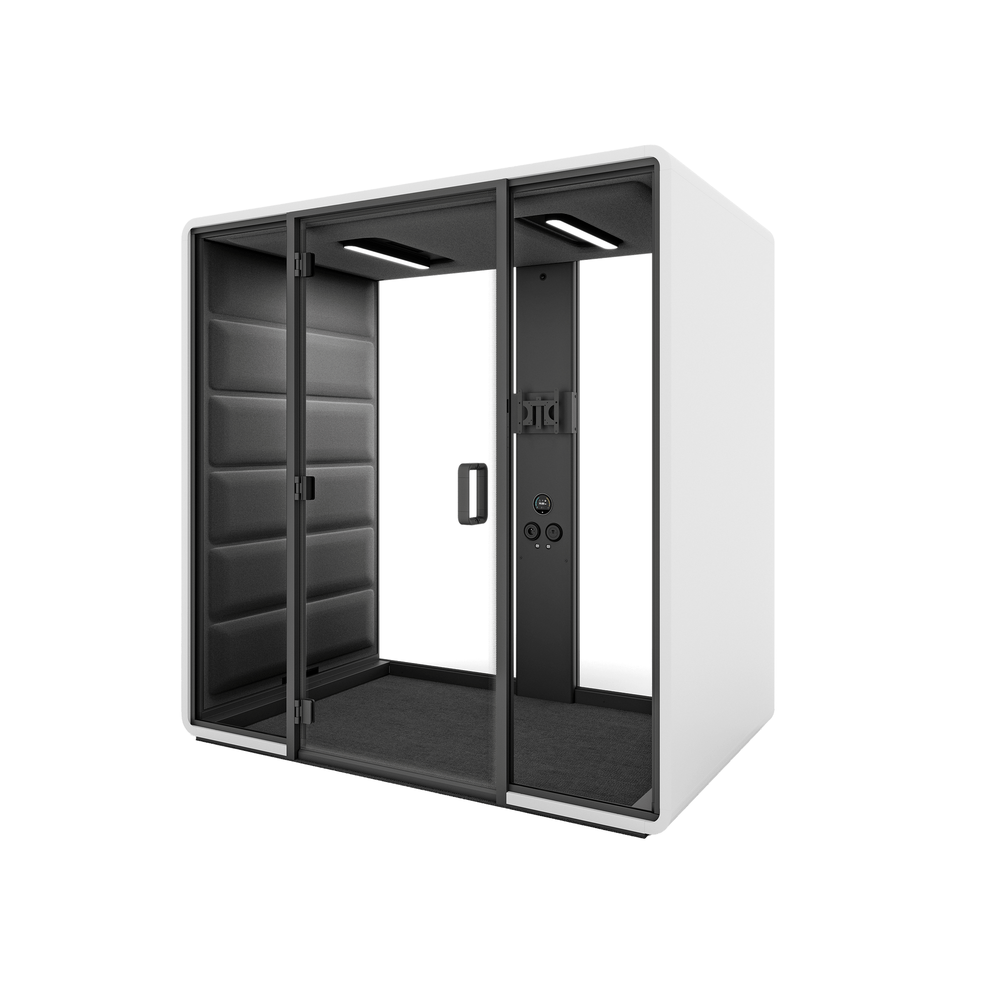 Hush Free Meet Access - 1 - 4 Persons Pod White (ABB) Grey (60167)