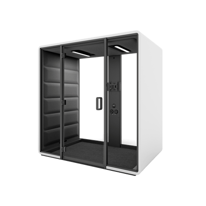 Hush Free Meet Access - 1 - 4 Persons Pod White (ABB) Grey (60167)