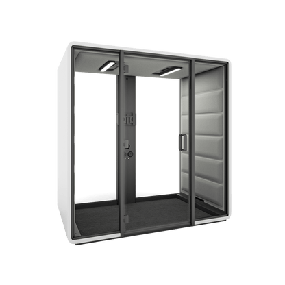 Hush Free Meet Access - 1 - 4 Persons Pod White (ABB) Grey (60167)