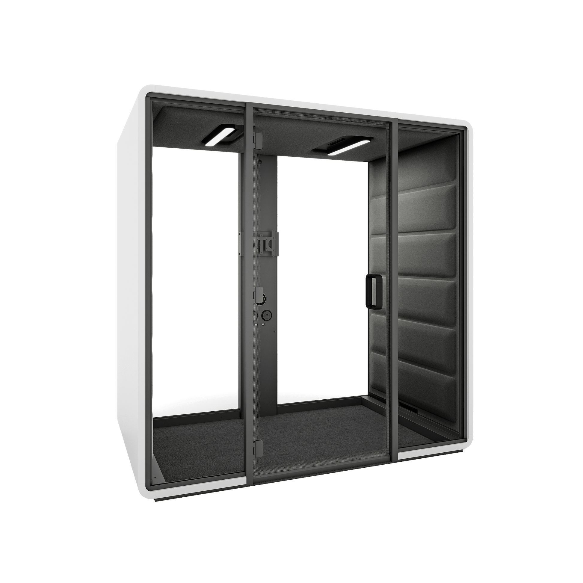 Hush Free Meet Access - 1 - 4 Persons Pod White (ABB) Grey (60167)