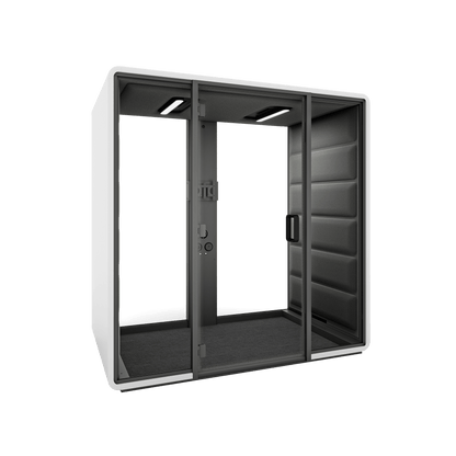 Hush Free Meet Access - 1 - 4 Persons Pod White (ABB) Grey (60167)