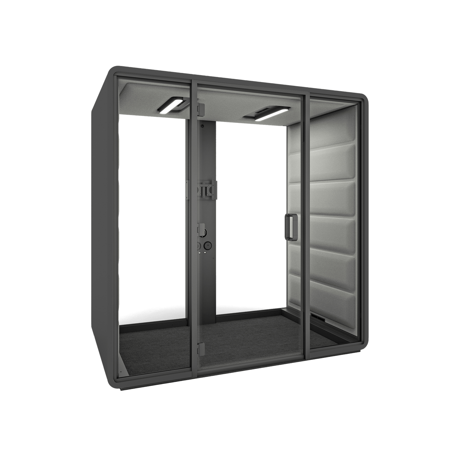 Hush Free Meet Access - 1 - 4 Persons Pod White (ABB) Grey (60167)