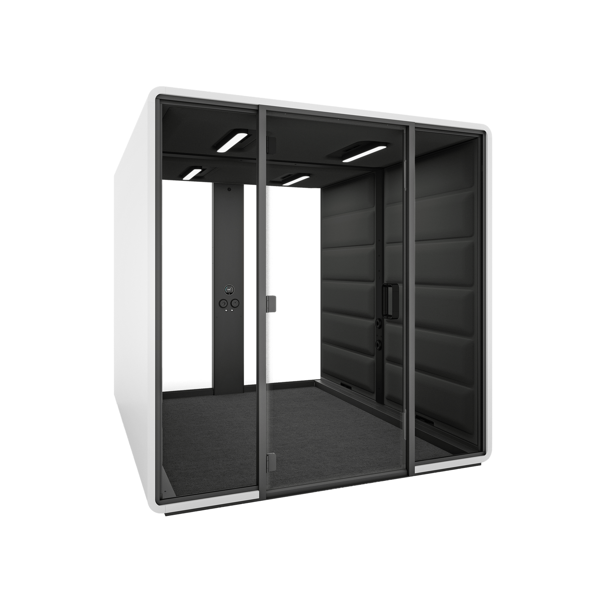 Hush Free Meet Access - 1 - 6 Persons Pod White (ABB) Grey (60167)